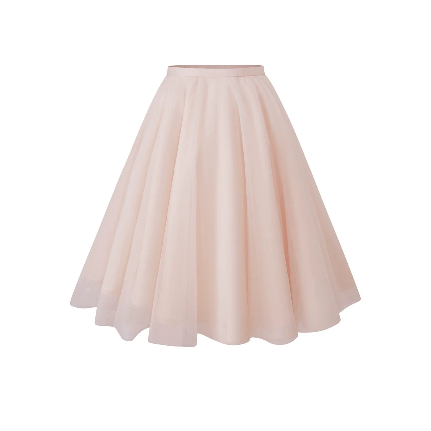 Avenement Mesh Waist Thin Versatile Skirt