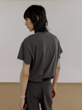 COLN Casual Versatile Semi-turtleneck Tee
