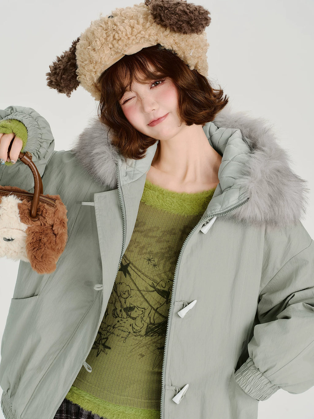 Girlyhalo Versatile Padded Thick Jacket