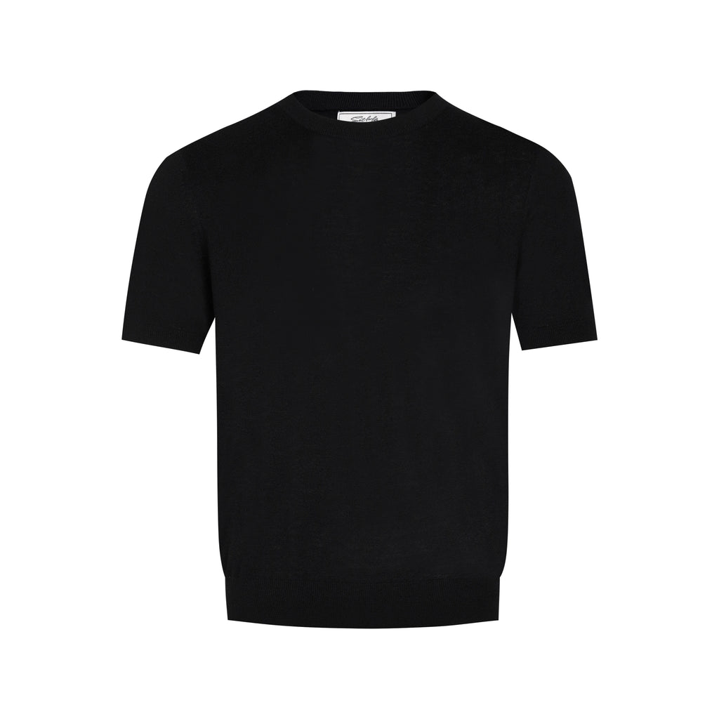 Set for Life Soft Waxy Skin-friendly Slightly Loose Round Neck Tee