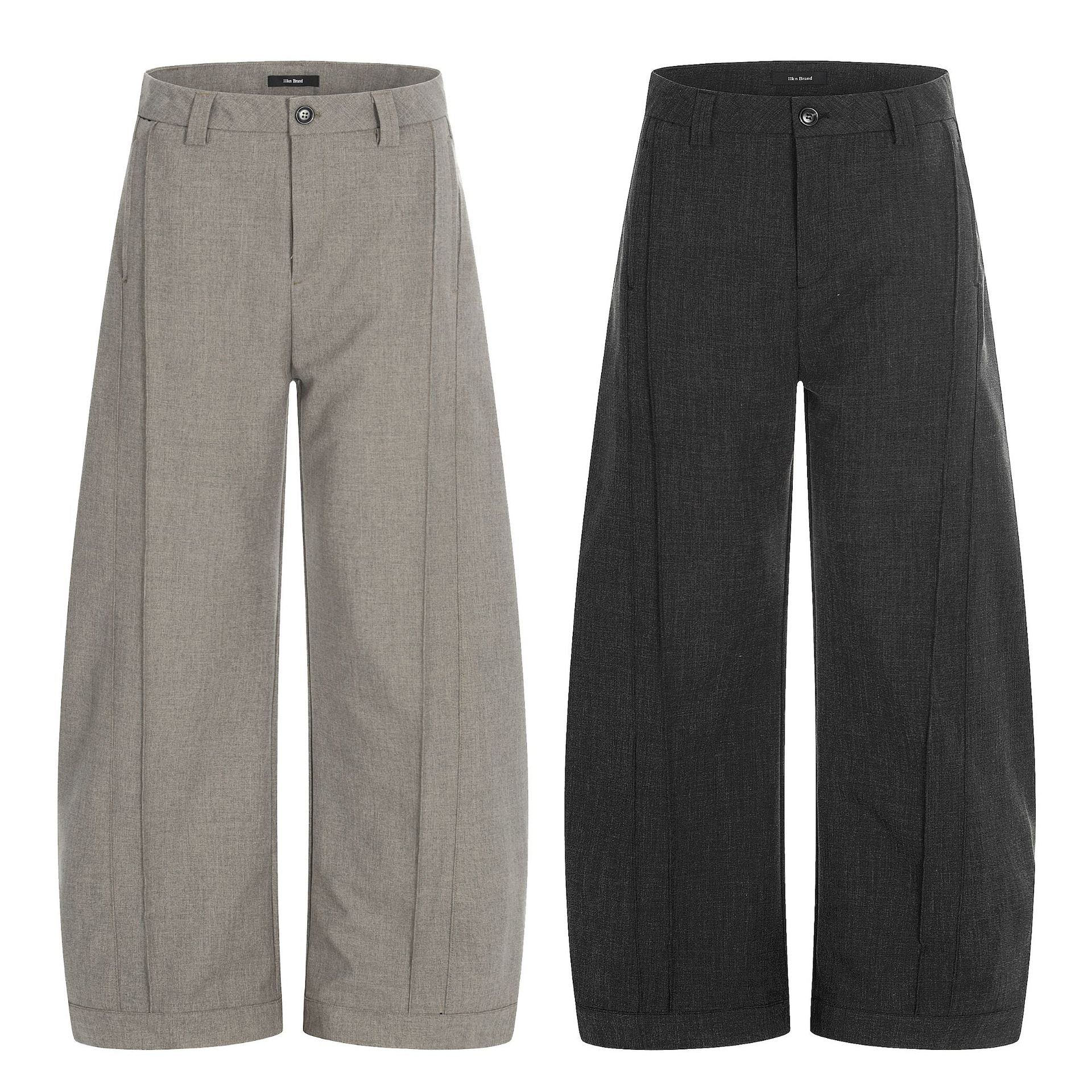 11KN retro wide-leg casual pants