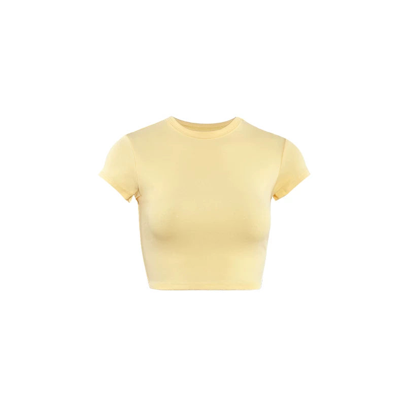 Audwyn Crew Neck Slim Skinny Versatile Tee