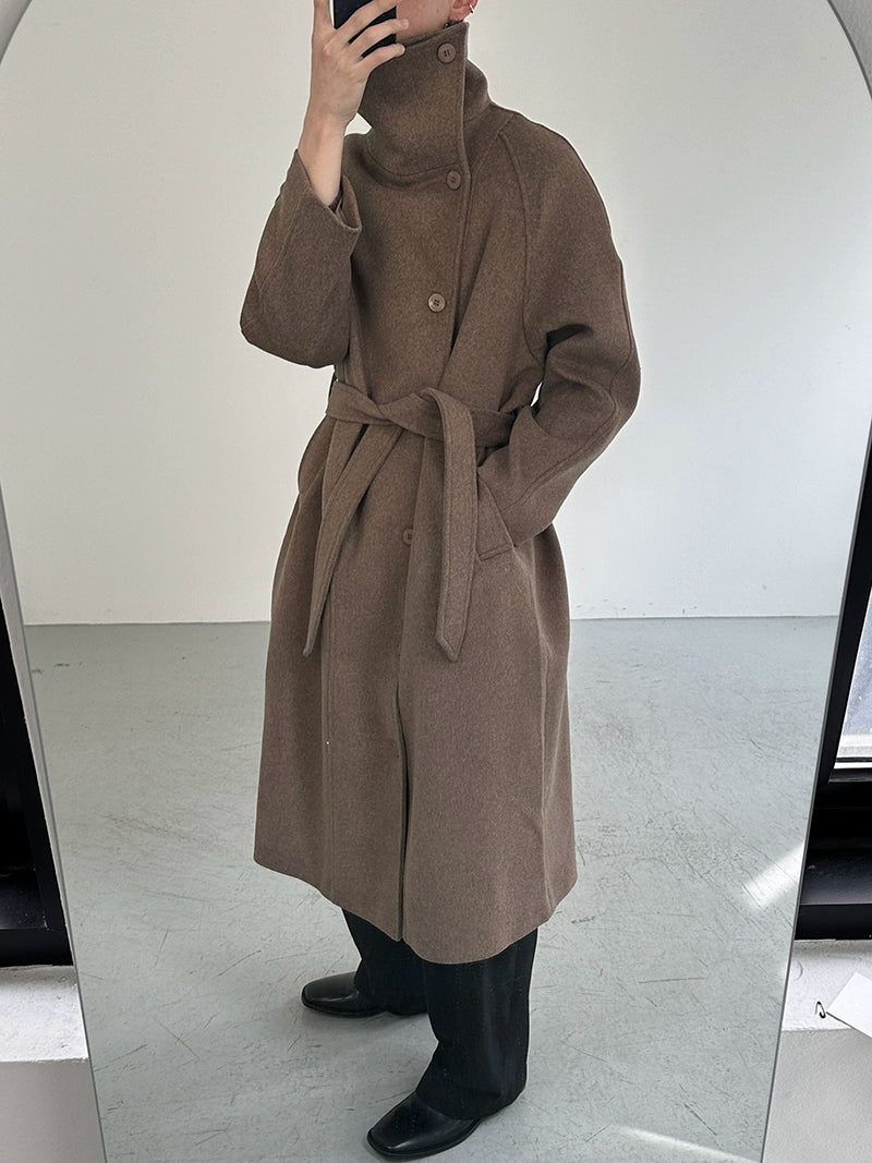 COLN Wool Versatile Lapel Coat