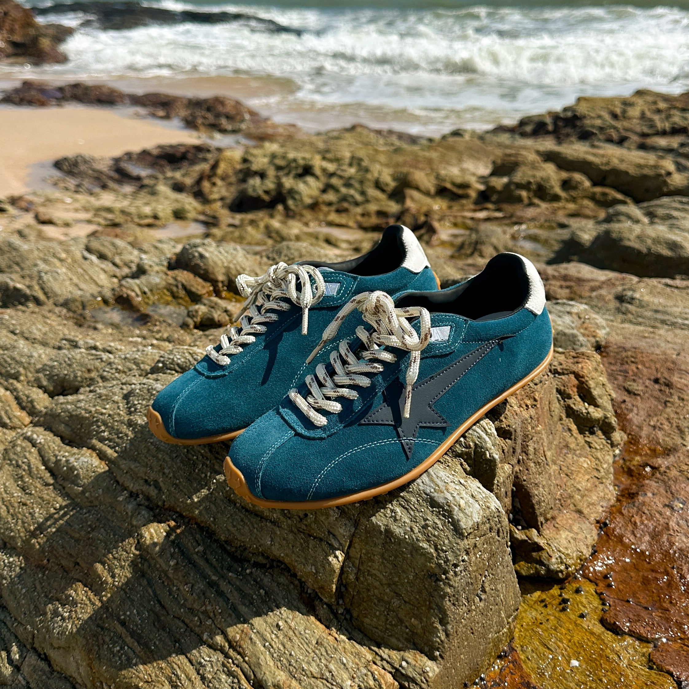 Lidaren Produced Leather Vintage Star Board Shoes