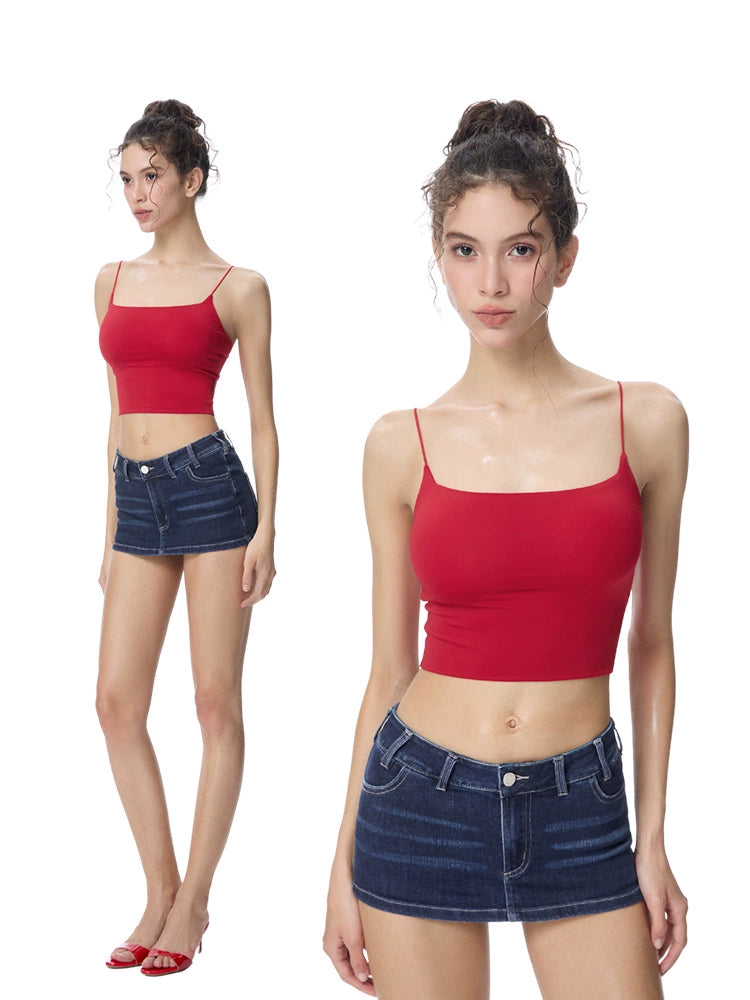 ABMY Self-contained Chest Pad Sexy and Thin Versatile Vest