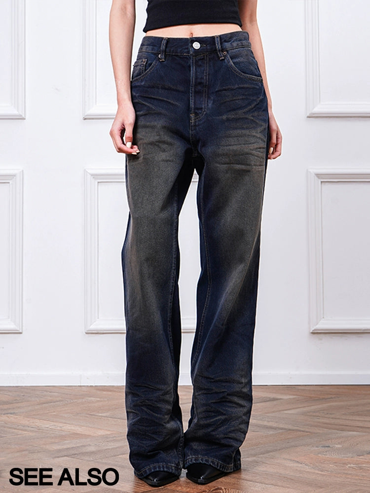 SEE ALSO Minimalist Static Luxury Straight-leg Pants Slightly Wide Jeans