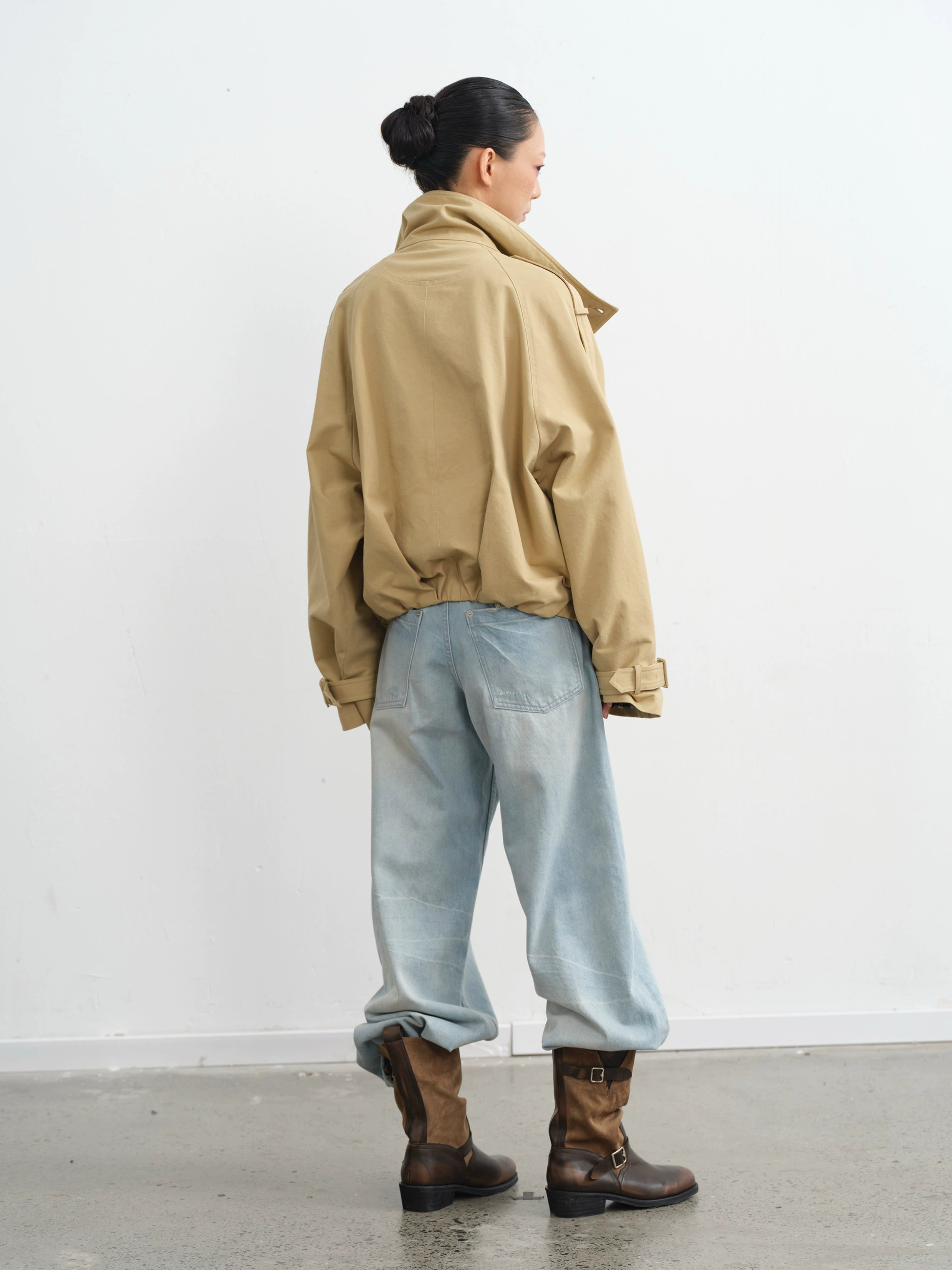 LINY LIBERTY Classic British Short Trench Coat