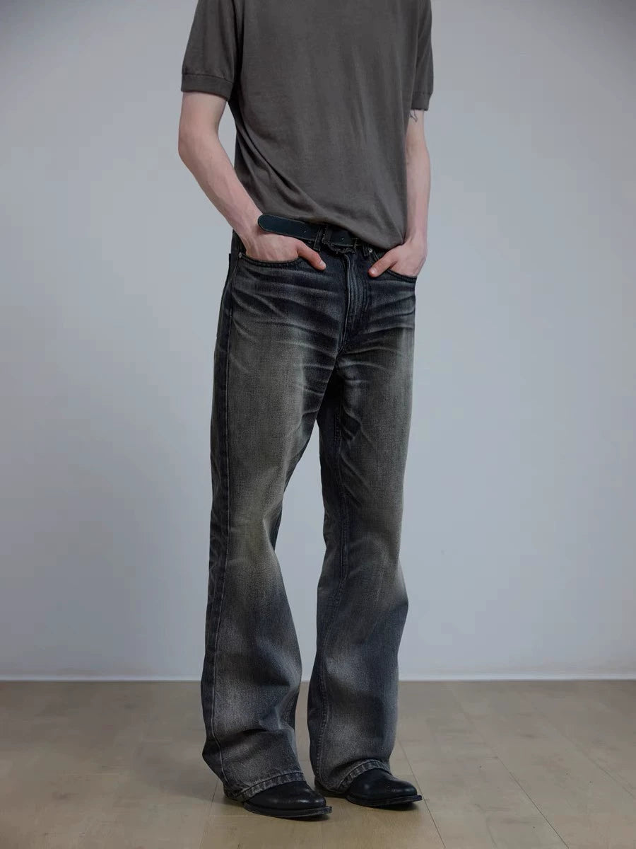 AMBSOM Vintage Straight Jeans