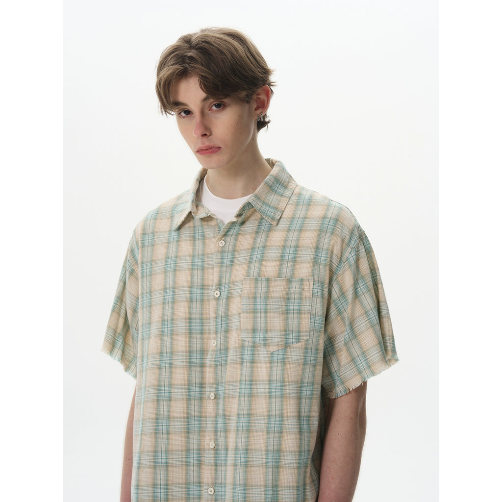 BTSG Plaid Rough Shirt