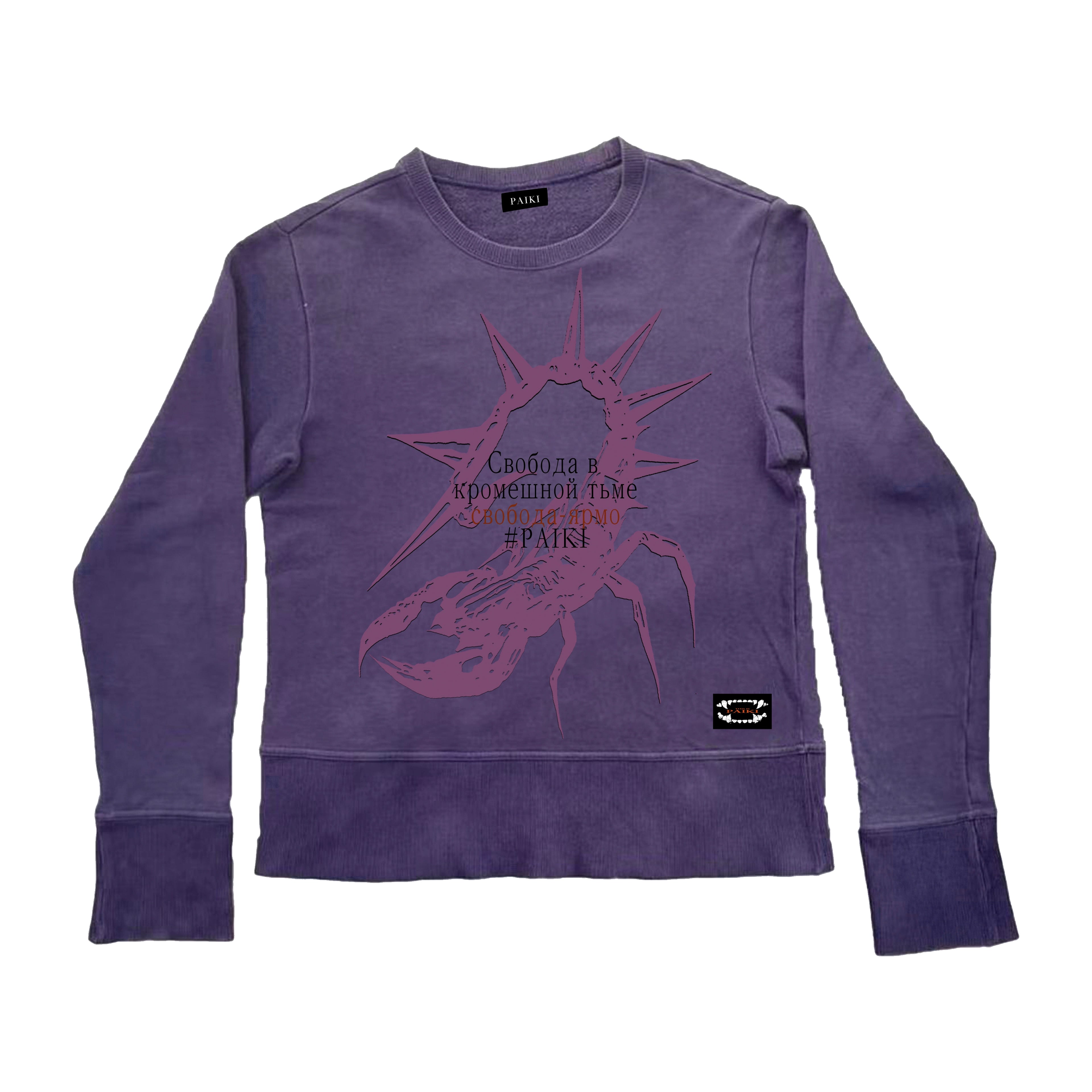 PAIKI Meteor Scorpion Crew Neck Sweater