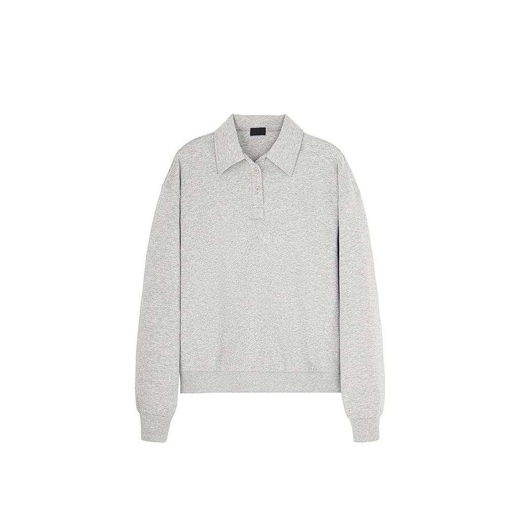 PLUS NO LOGO Wear-resistant Silky Casual Sweater