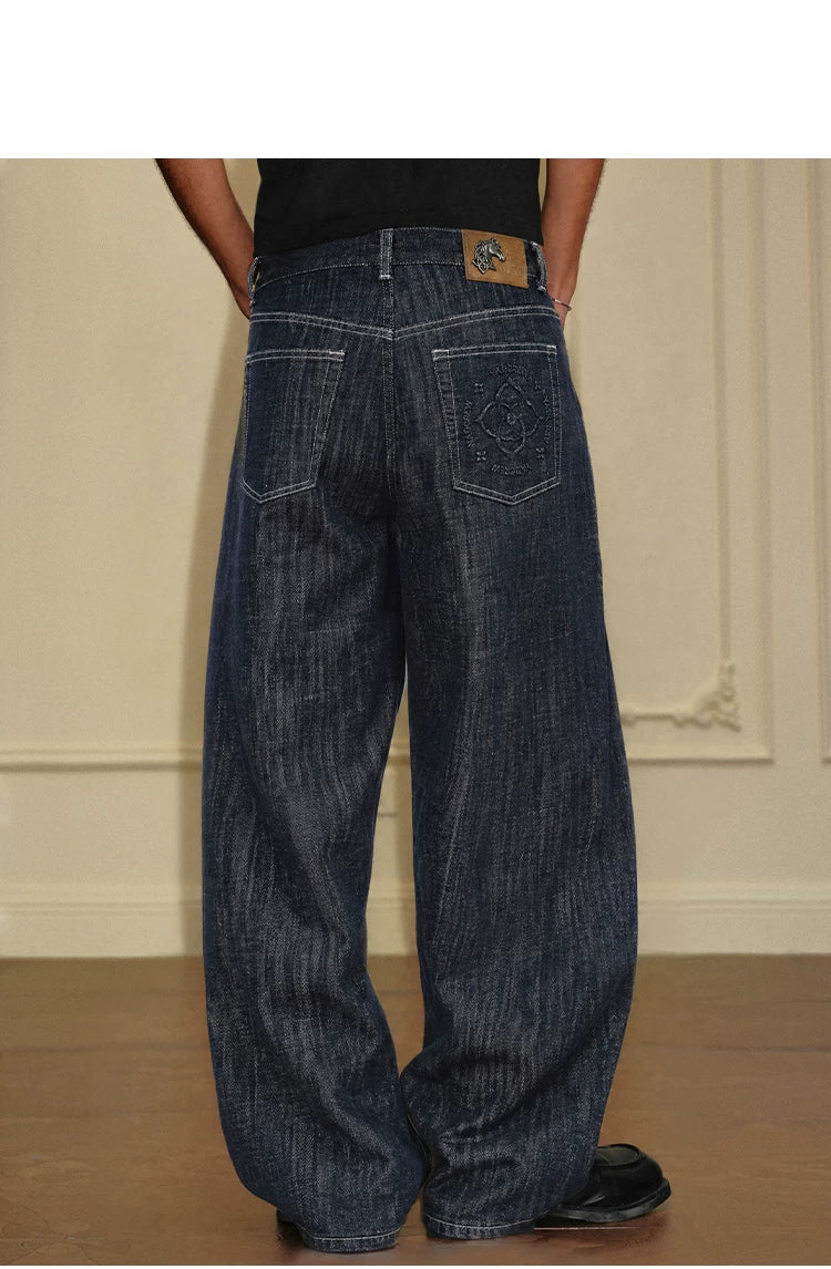 YADcrew Vintage Loose Straight Wide Leg Skinny Jeans