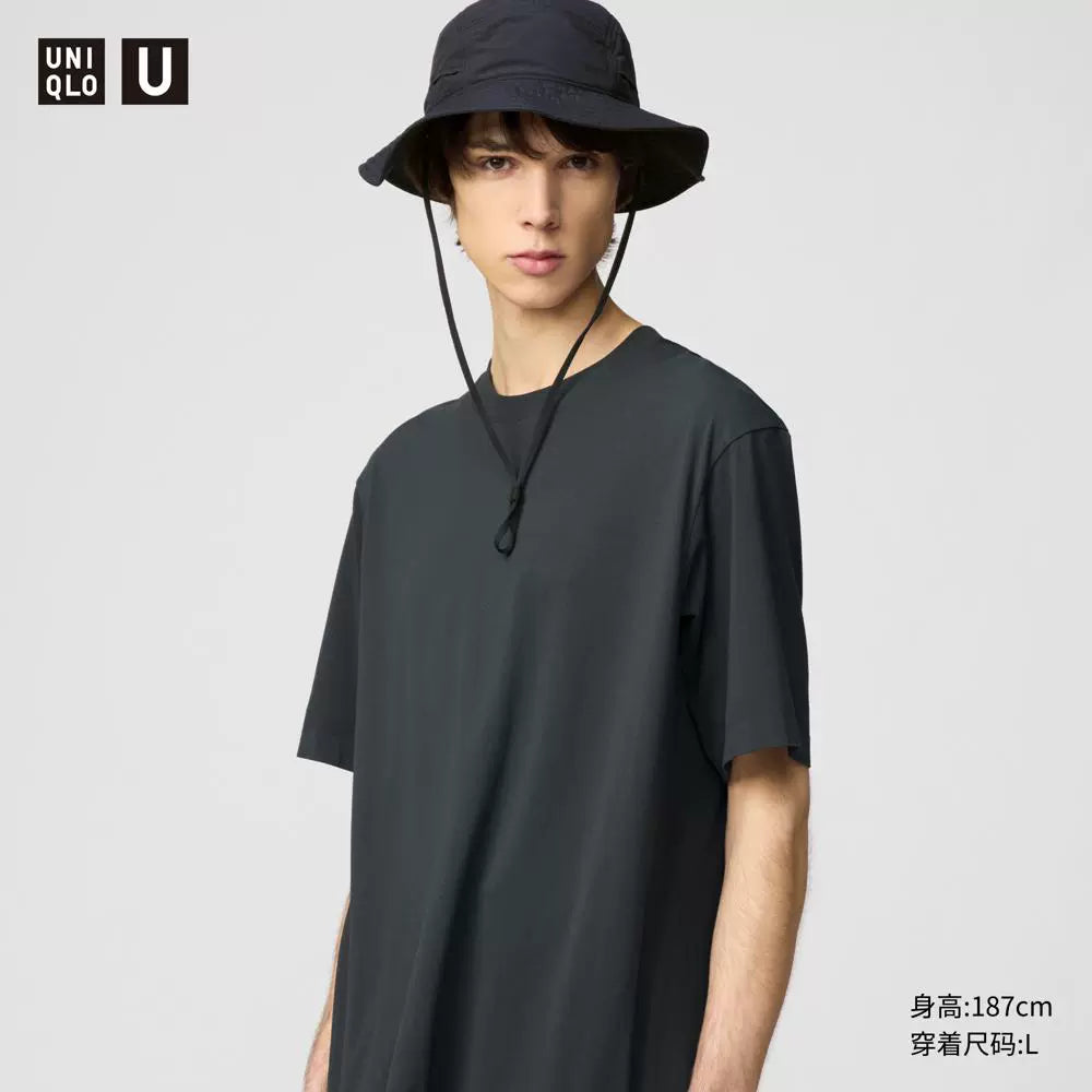 Uniqlo U series cooperative/men's and women's DRY-EX quick-drying T-shirt, short sleeves absorb sweat, dry quickly, cool and breathable