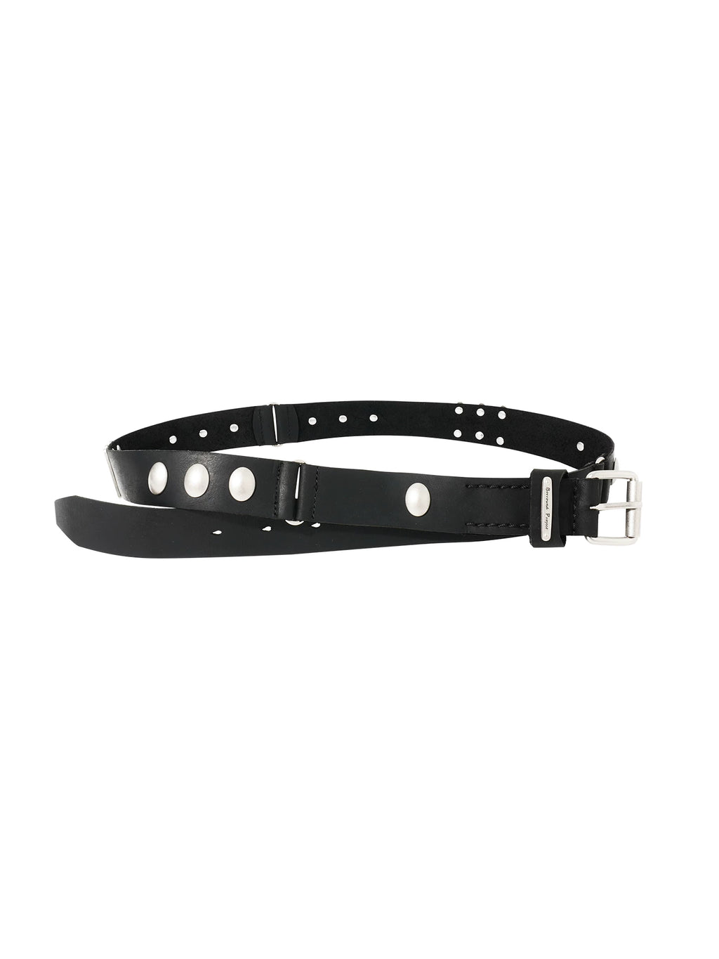 Borrowed Project Cowhide Pin Buckle Split Strike Belt
