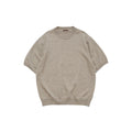LIVINGTOWN Vintage Versatile Crew Neck Knitted Tee