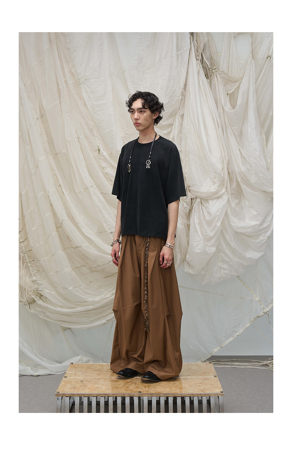 RELABEL Retro Slogan Print Casual Loose Tee