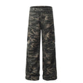 BLACKLISTS Camouflage Tooling Straight-leg Micro-pull Pants