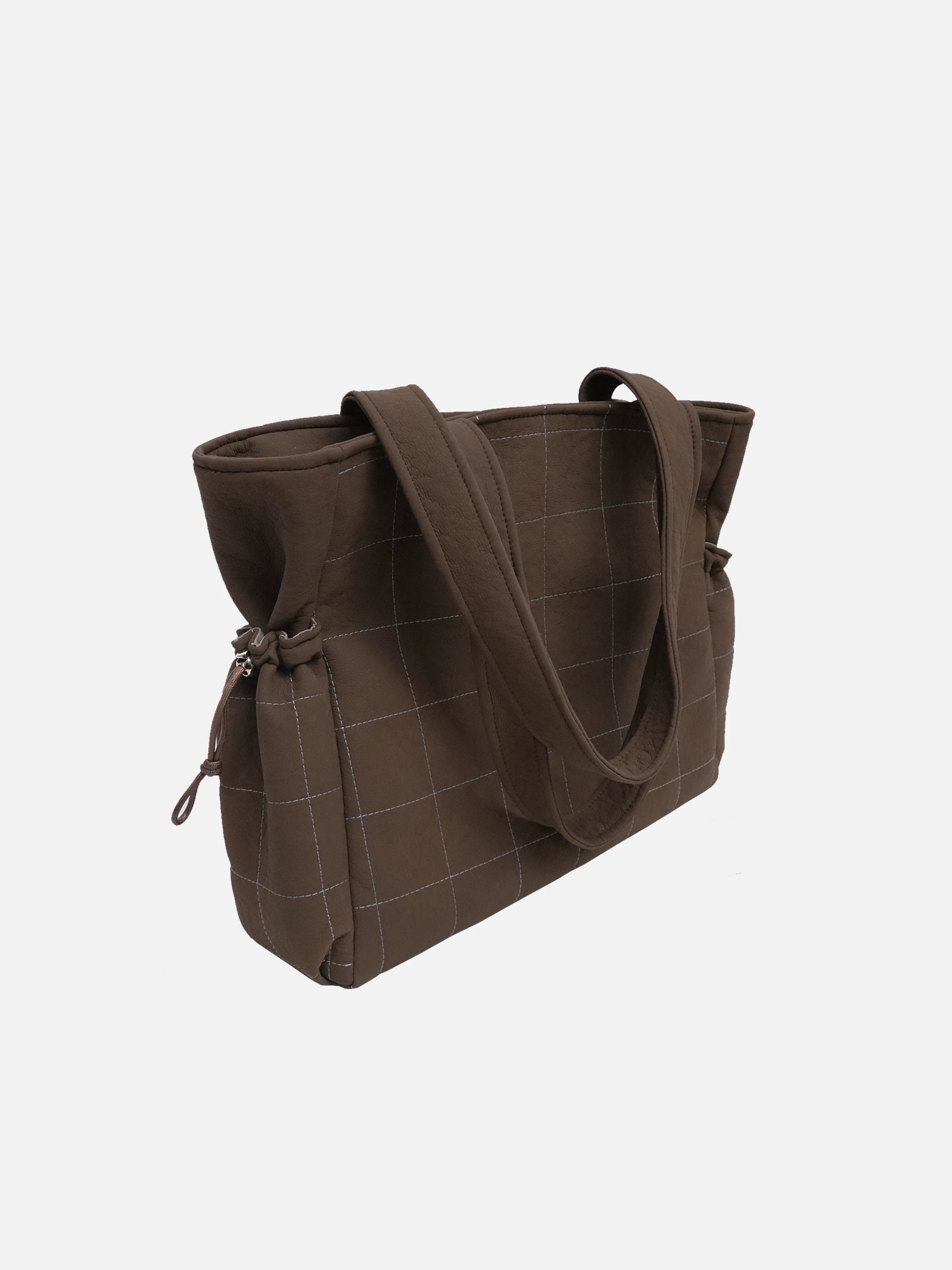 Heelwood Checked Bag Large Capacity Shoulder Bag