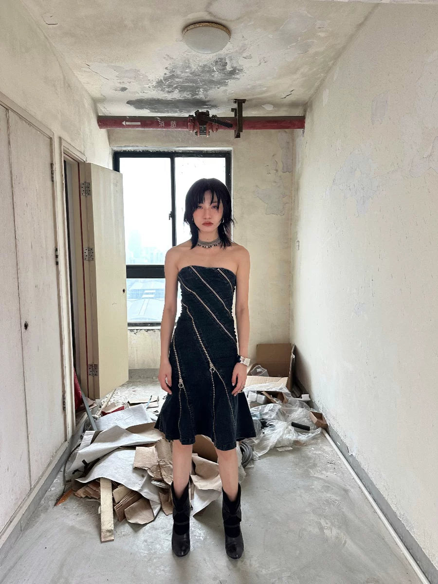 Enteralt High Stretch Comfortable Tube Top Dress