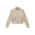 CHANYOOU Vintage Stand-up Collar Neutral Style Jacket