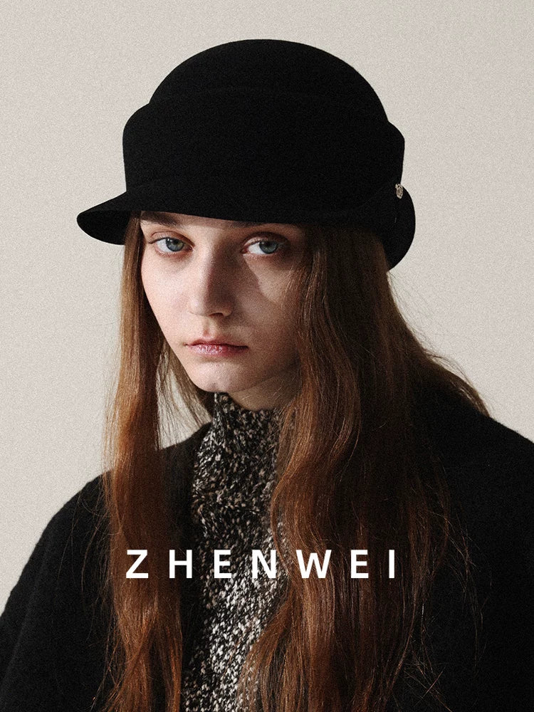 ZHENWEI Wool Daughter Woolen Beret