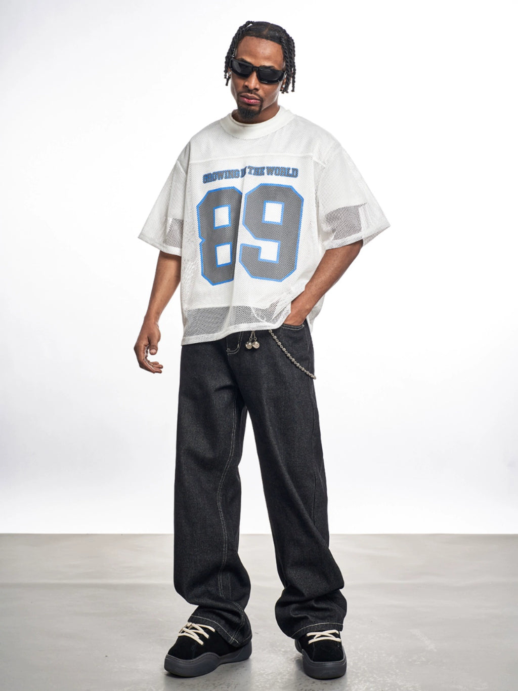 MT99 Grid Printed Tee