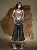 ARIADNAw Casual Spicy Nine-point Pants