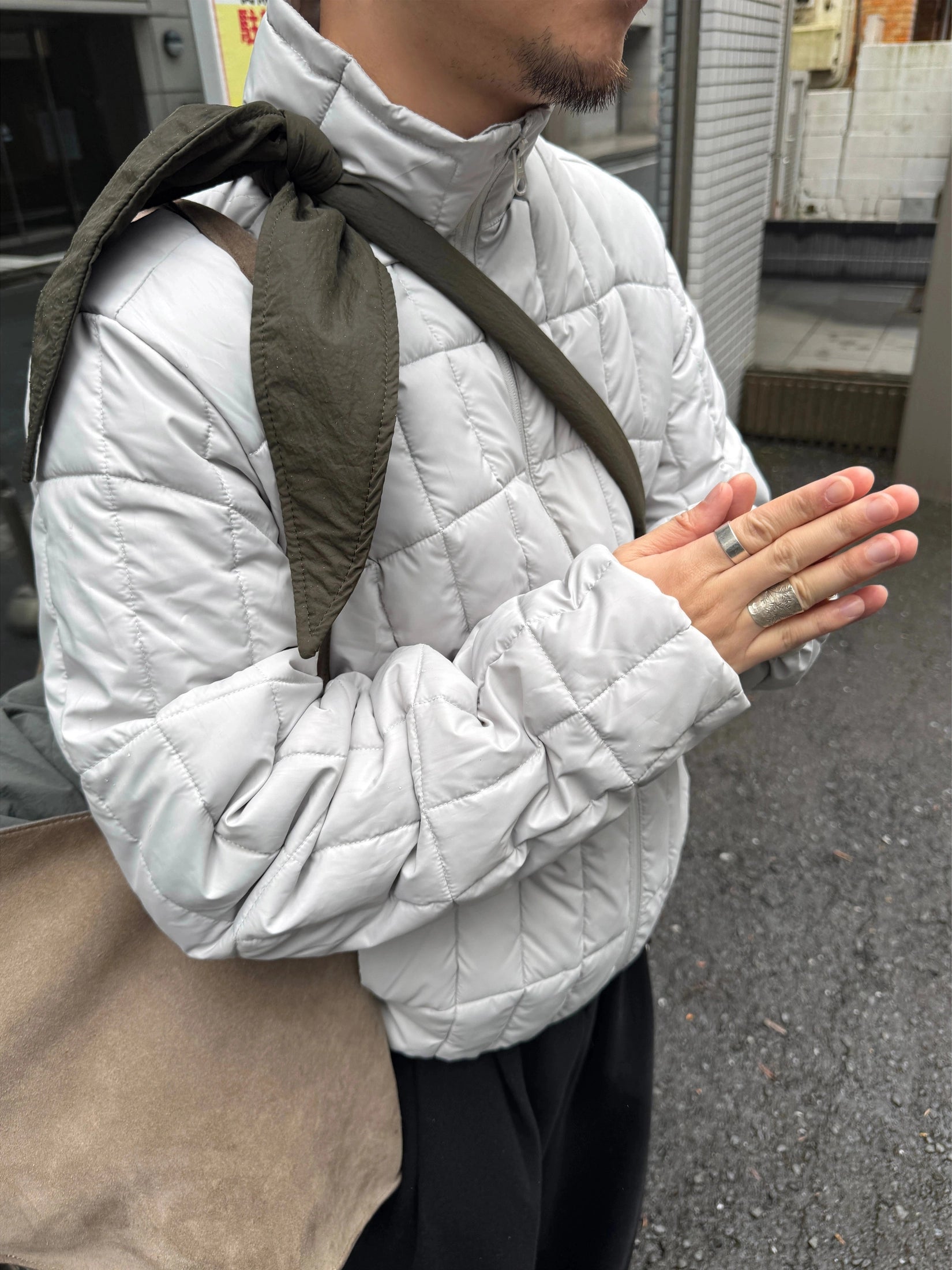 Anniehall Vintage Premium Stand-Up Collar Cotton Clothing