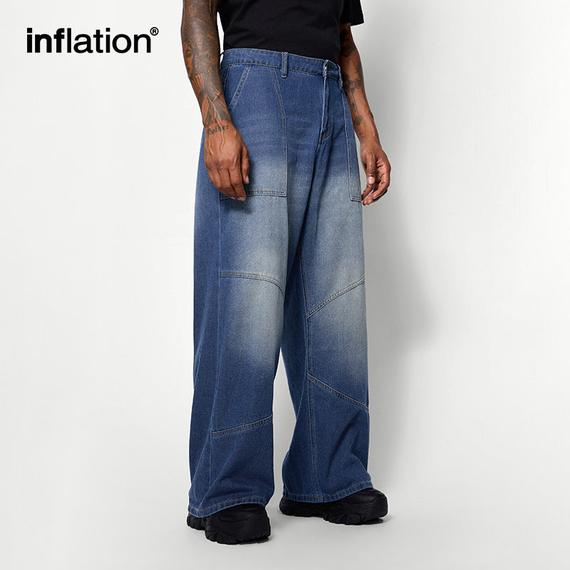 INF 3D Wide-Leg Jeans