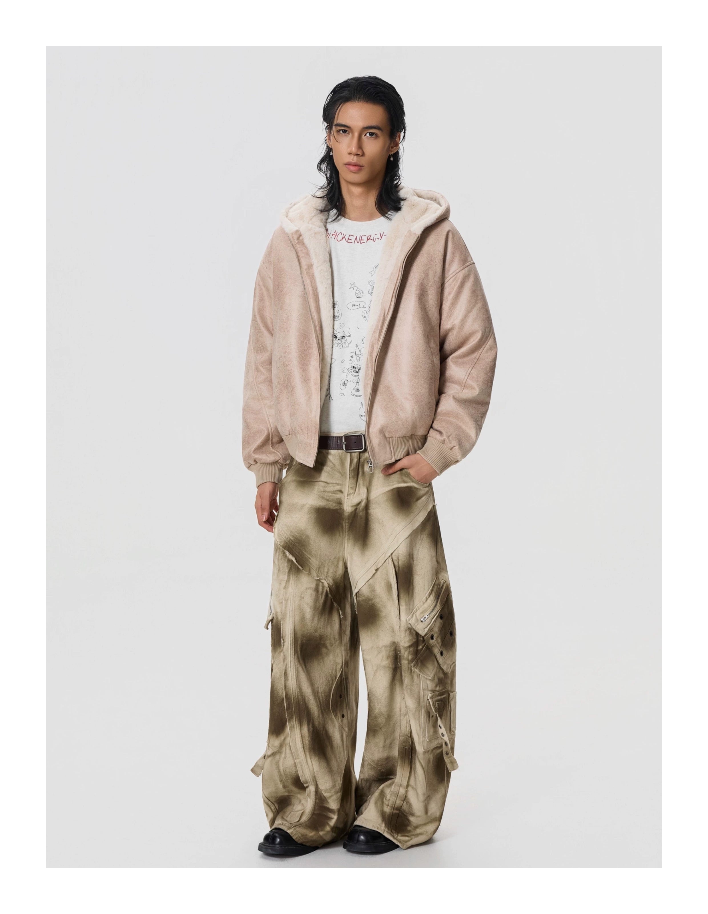 BTSG Imitation Mink Cotton Jacket