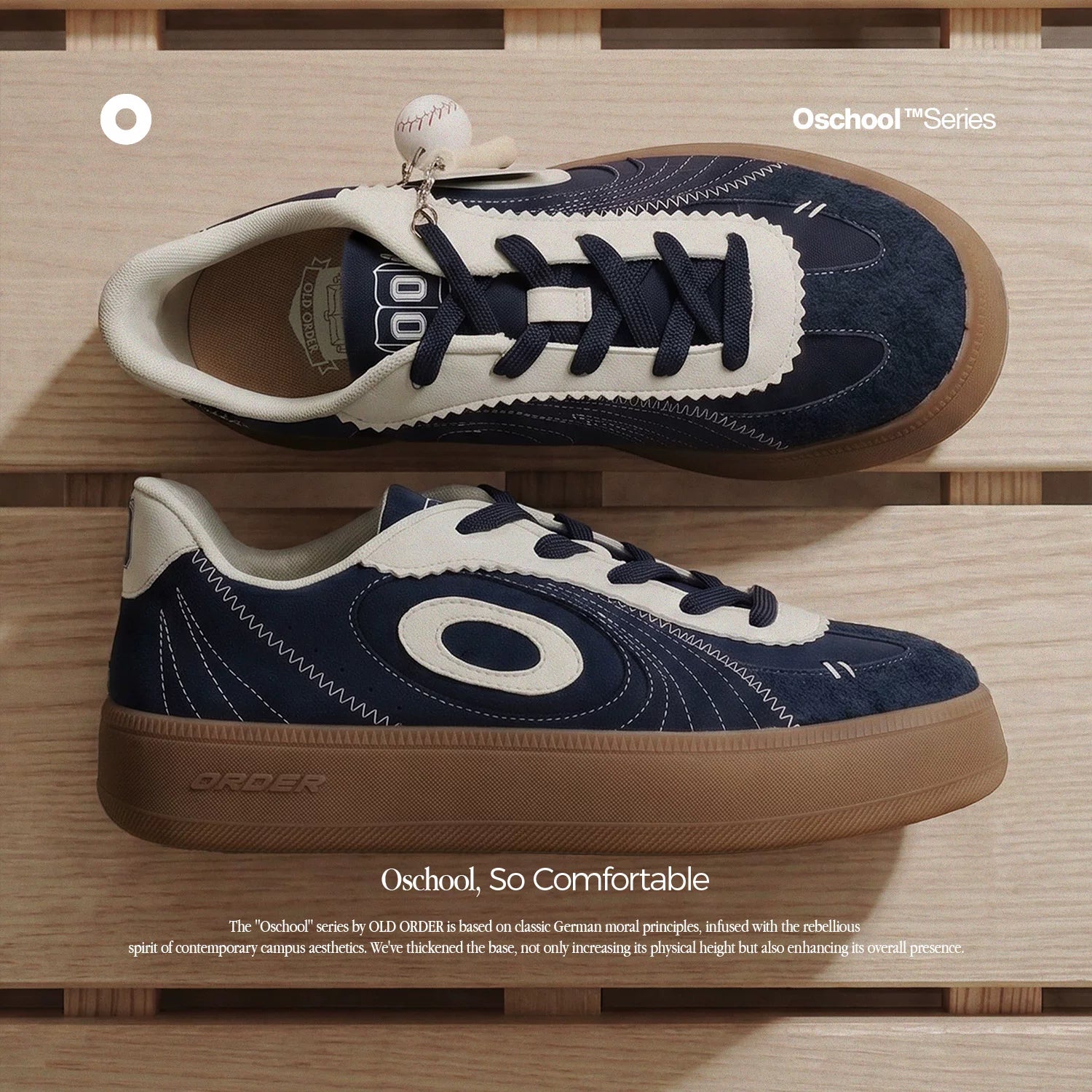 OLDORDER Thick-soled Breathable Versatile Casual Shoes