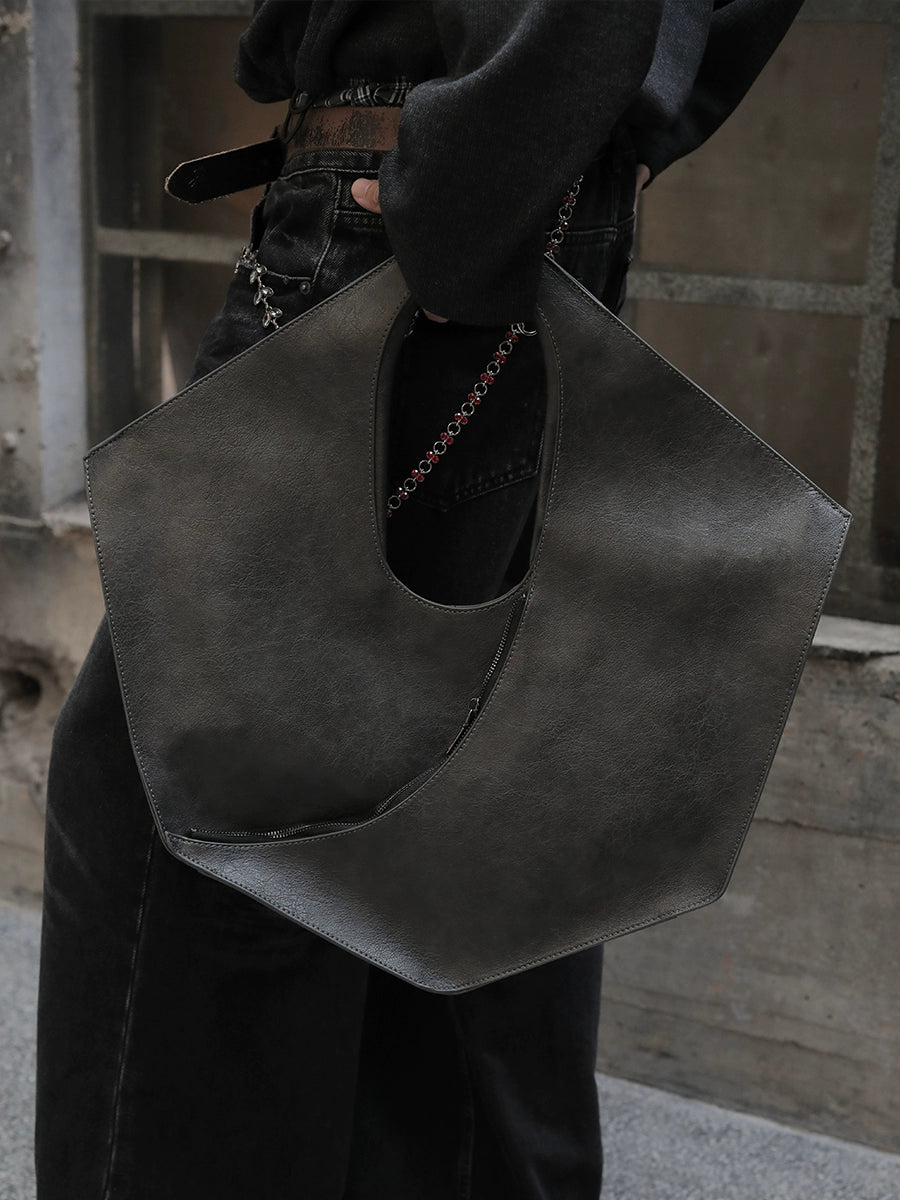 JCAESAR Makes Old Leather Stiff Small Bags.