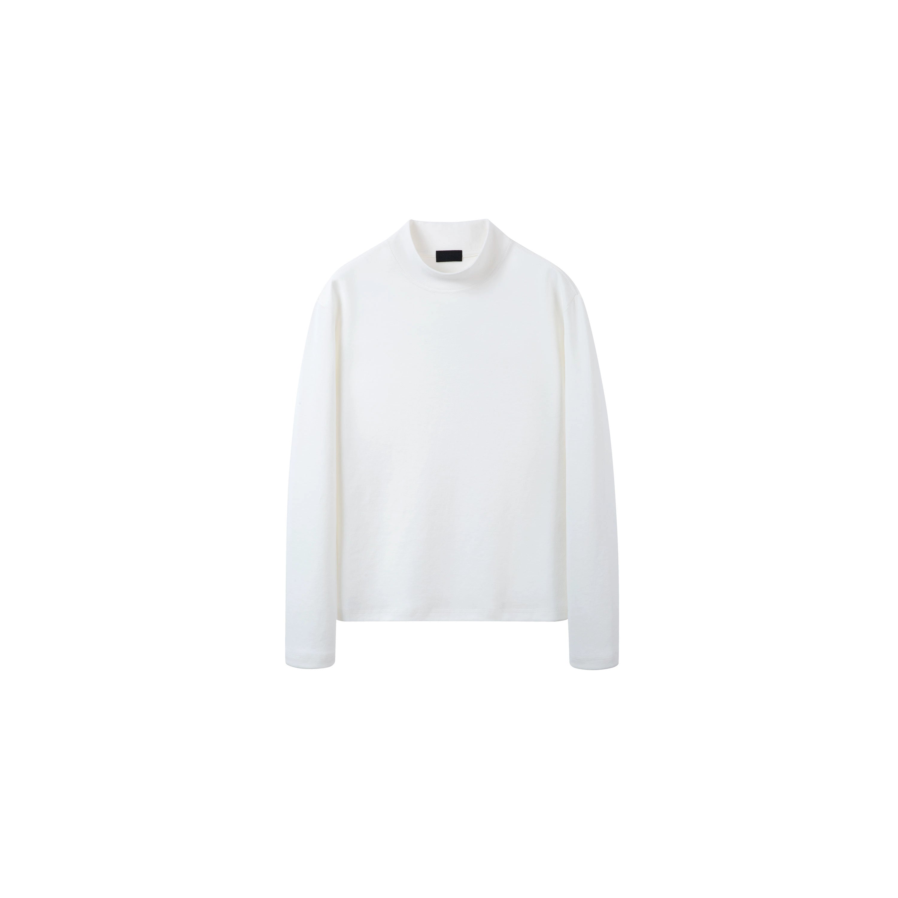 PLUS NO LOGO Warm Double-sided Polished Turtleneck Long Sleeves