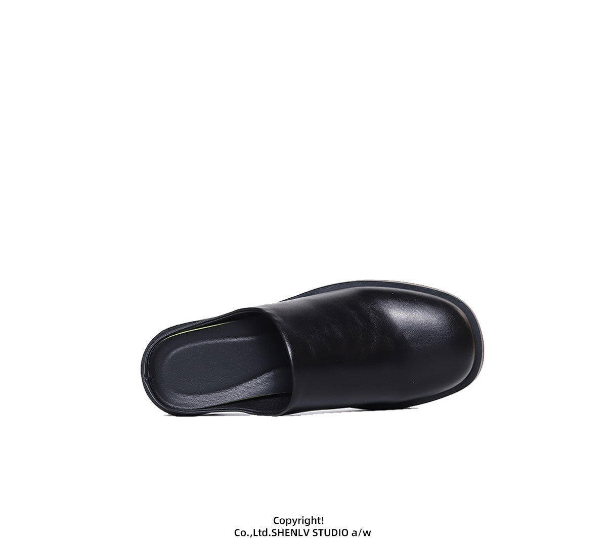 SHENLV STUDIO Leather Clogs