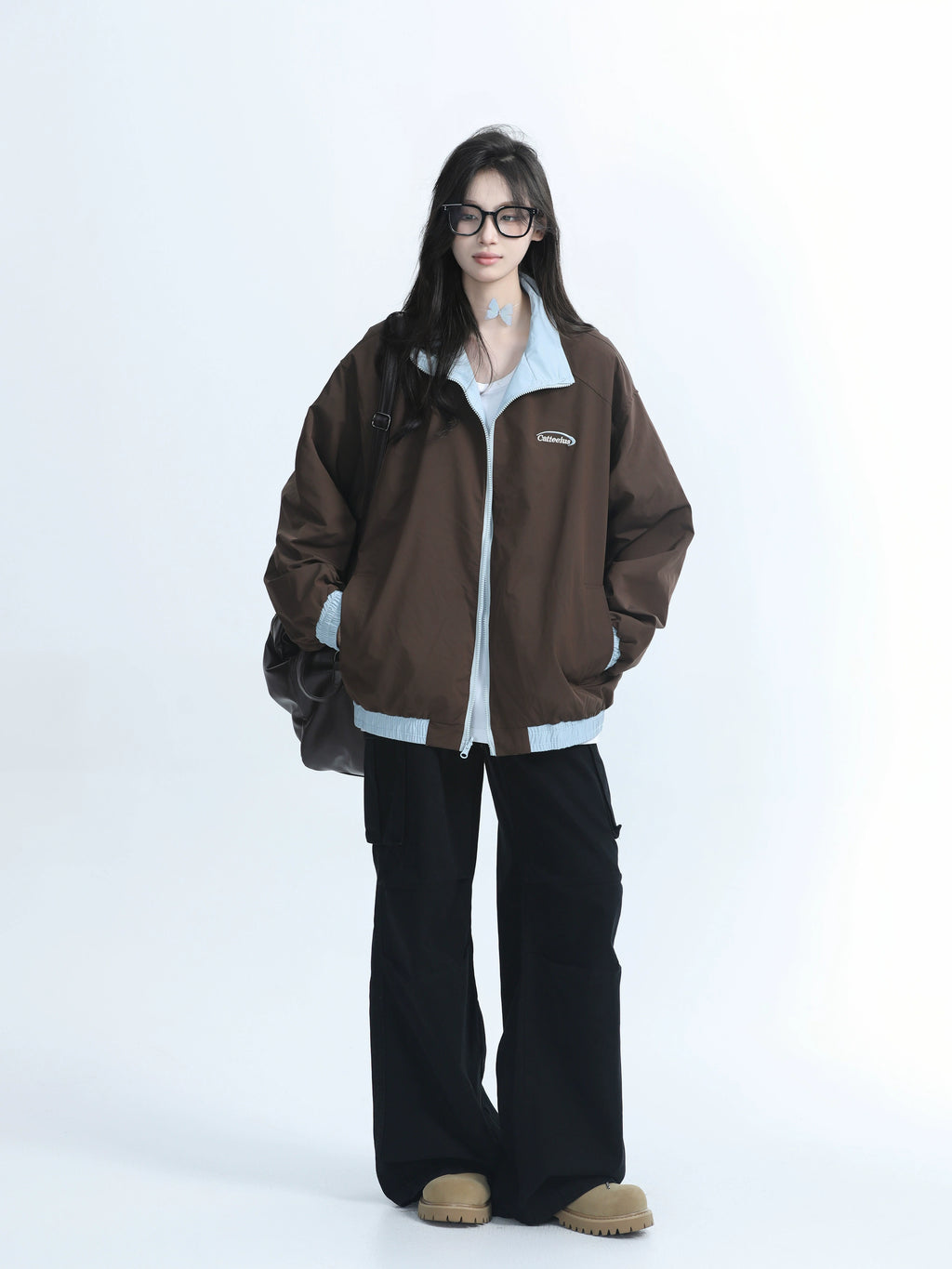 Zuocisankon Vintage Two-sided Loose Jacket