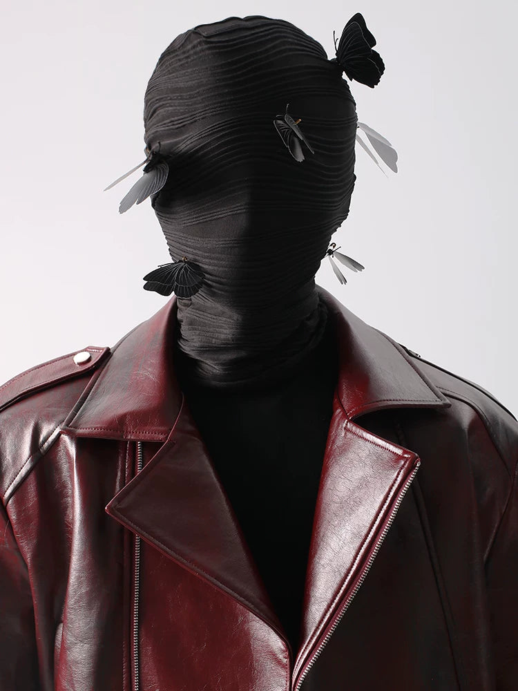 NUndeFineD Short Leather Jacket High-end Jacket
