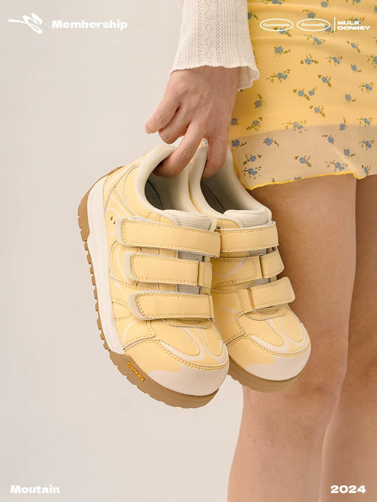 Donkey Velcro Sports Casual Thick Baseplate Shoes