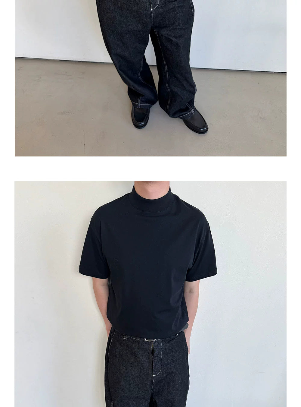 Anniehall Small Turtleneck Shoulder Tee
