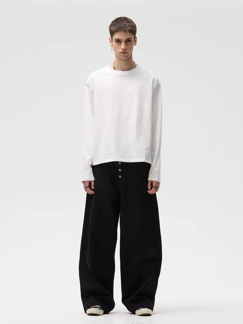 CENSMADE Casual Versatile Long-sleeved Bottoming Shirt