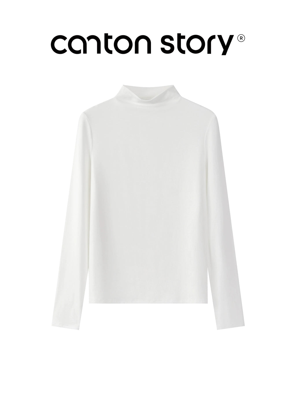 Cantonstory Shoulder Casual Versatile Bottom Shirt