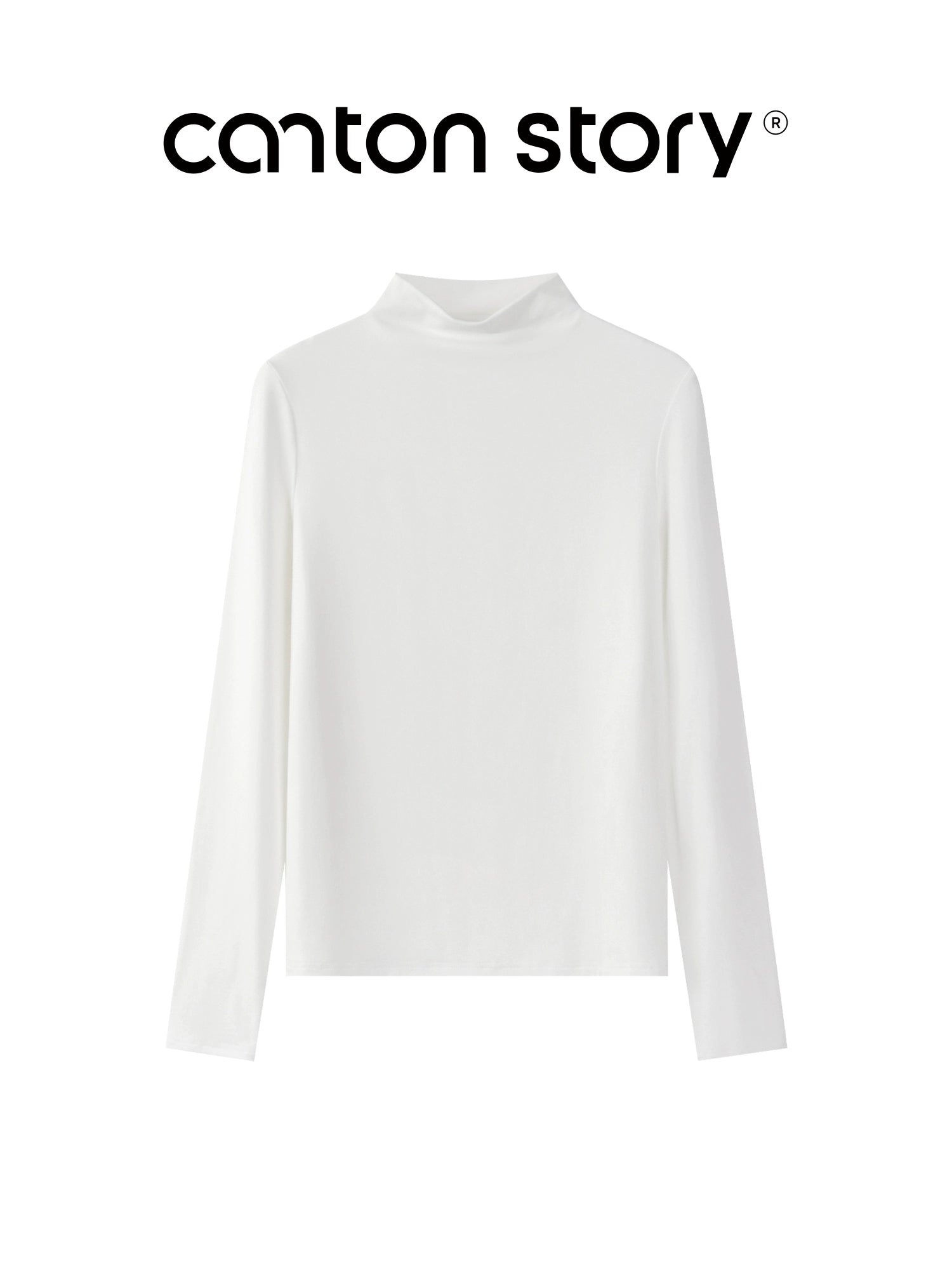 Cantonstory Shoulder Casual Versatile Bottom Shirt