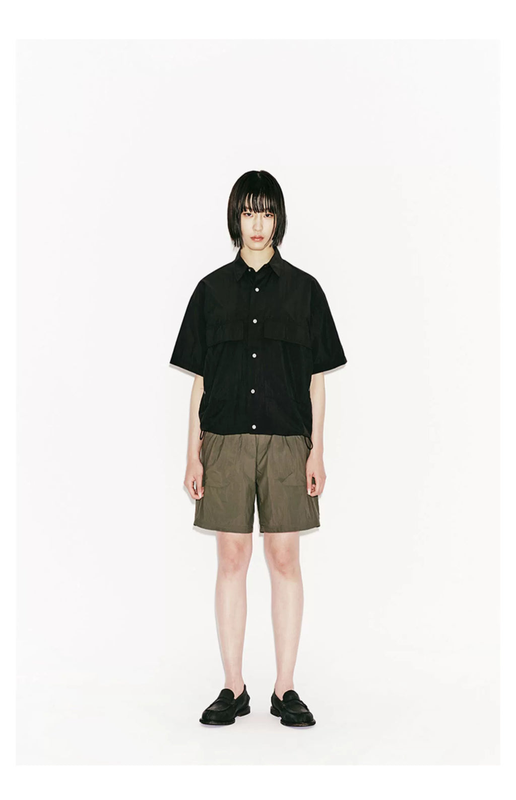 PARTIMENTO Quick-drying Loose Casual Tee