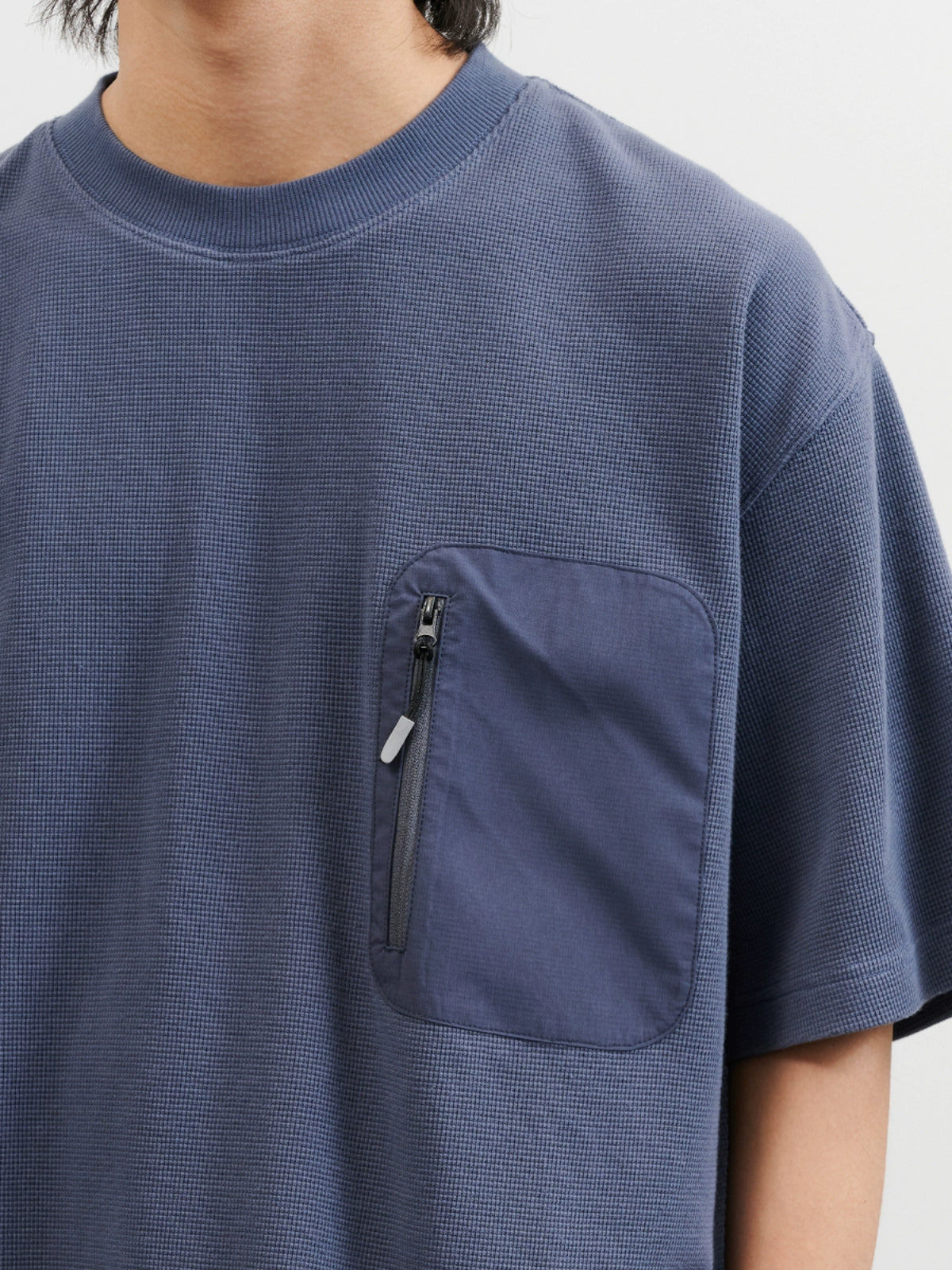NUMBERSALT Waffle Versatile Casual Tee