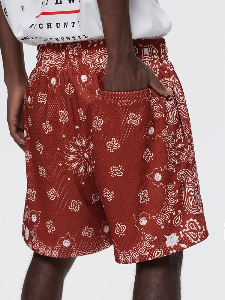 UNTILWERICH Quick-drying Sports Training Five-point Basketball Pants