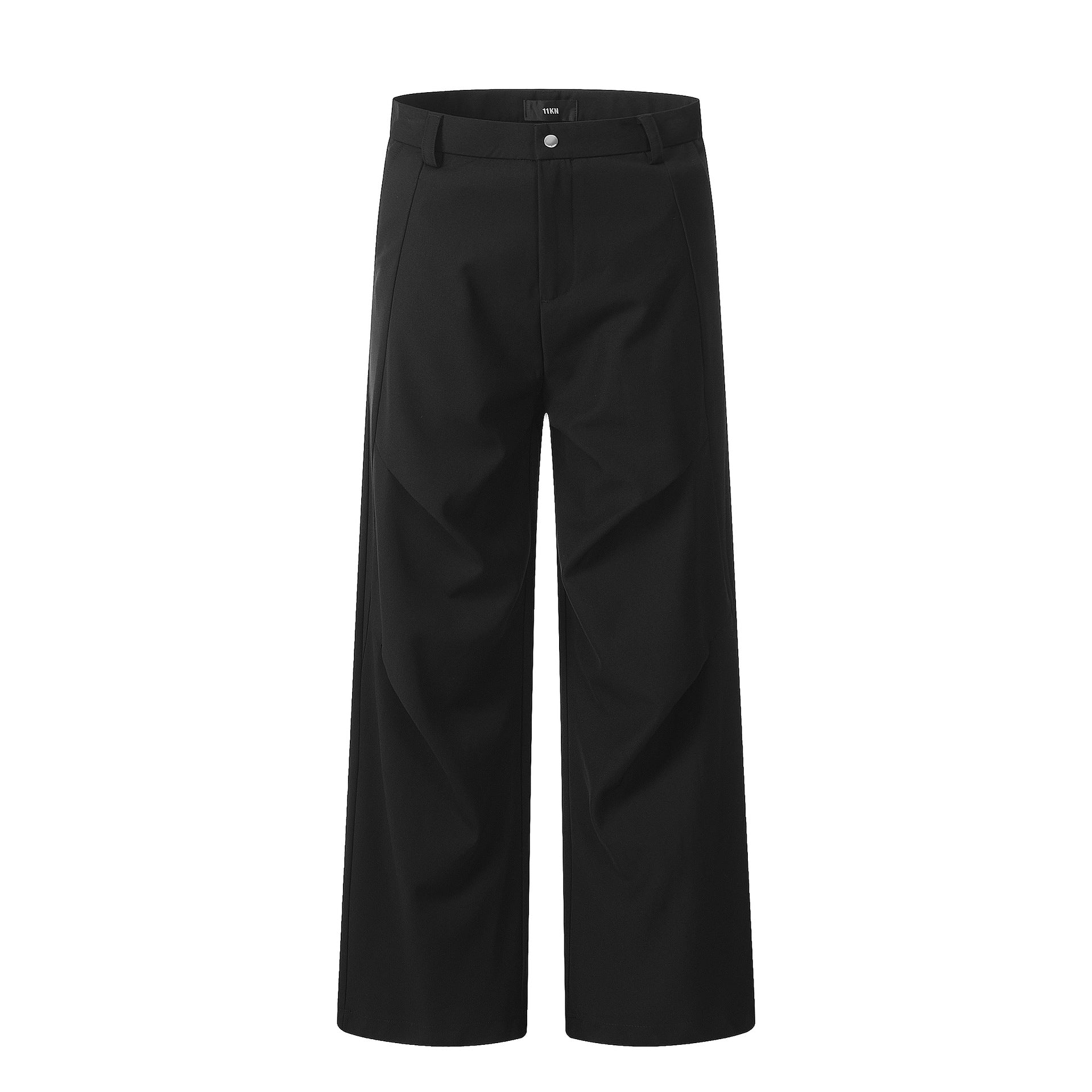11KN Micro-pleated Simple Casual Pants