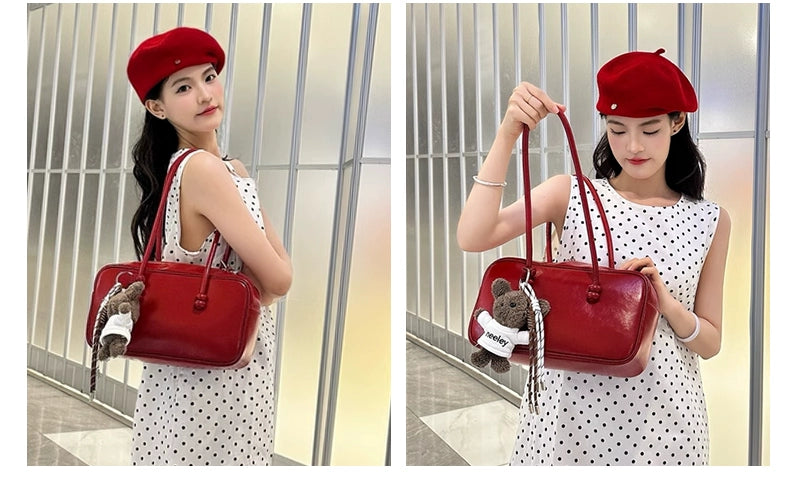 Neeley Leather Large Capacity Armpit Bag