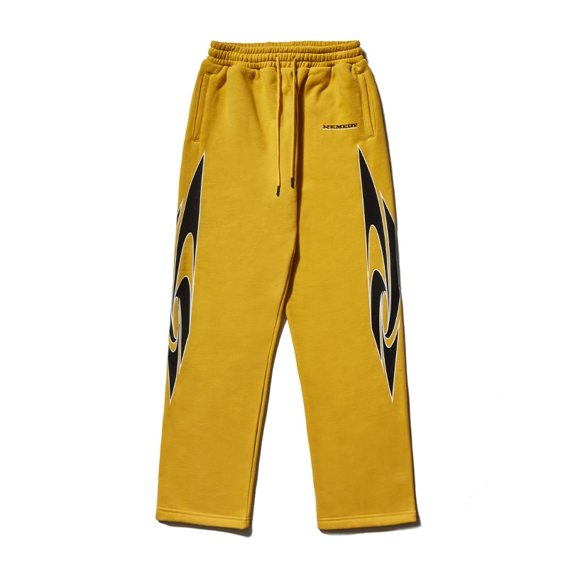 Remedy whirlpool R-shaped photoglue tide sweatpants
