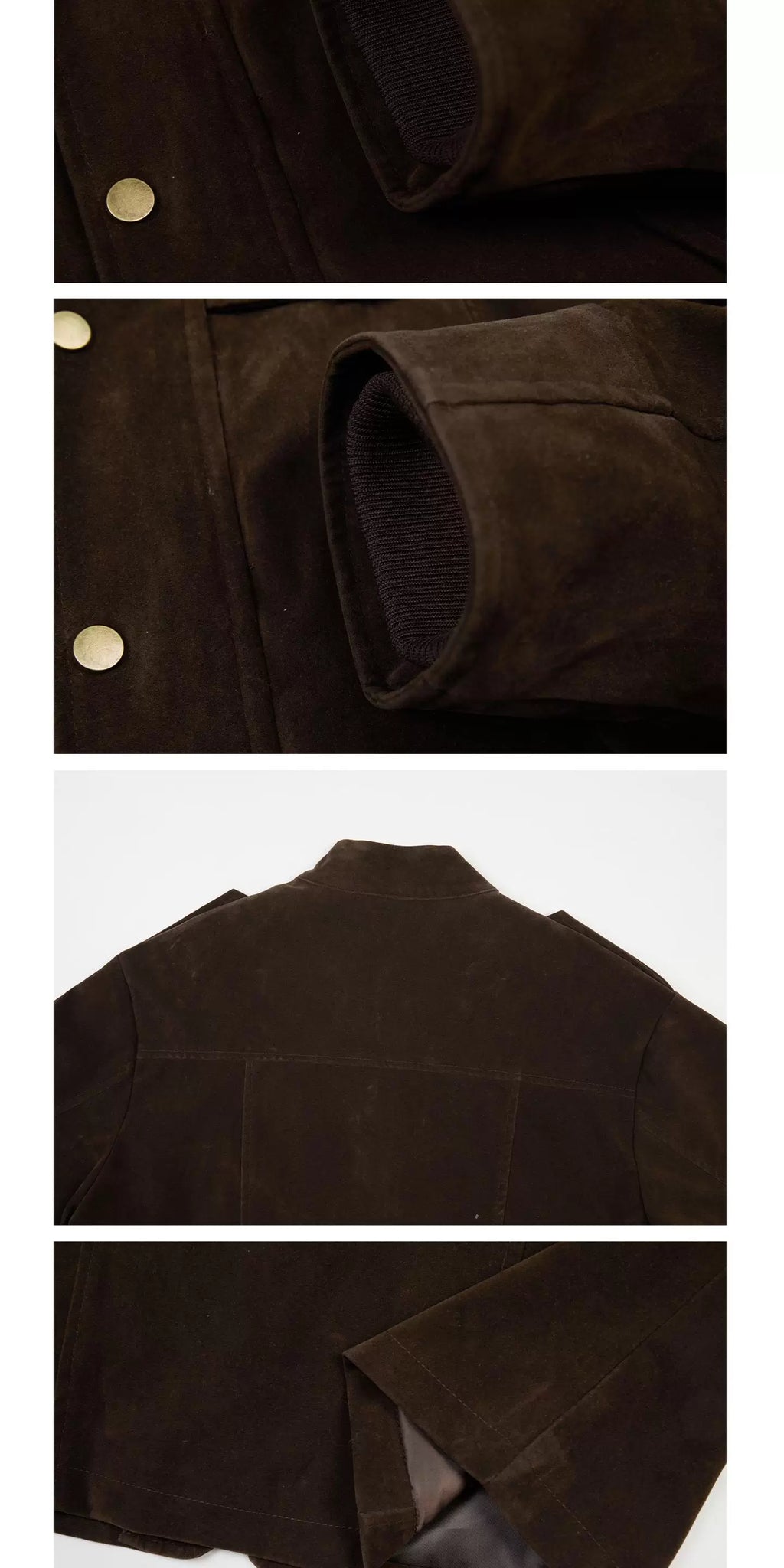 Cherry Melody Vintage Loose Stand-up Jacket