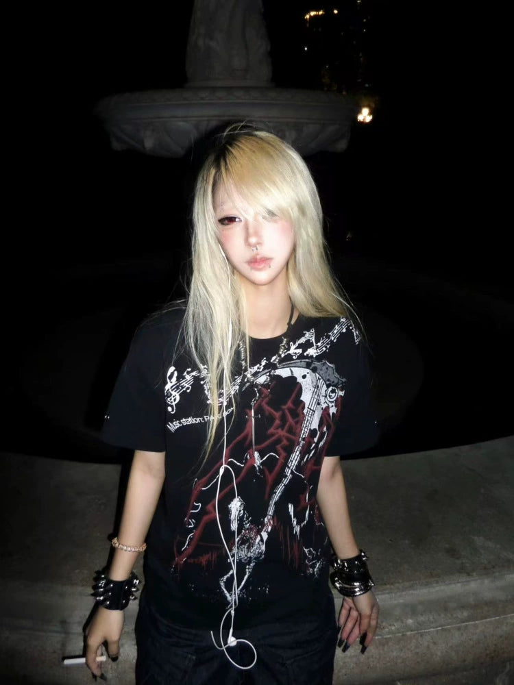 PAIKI Sickle String Vision Shoulder Tee