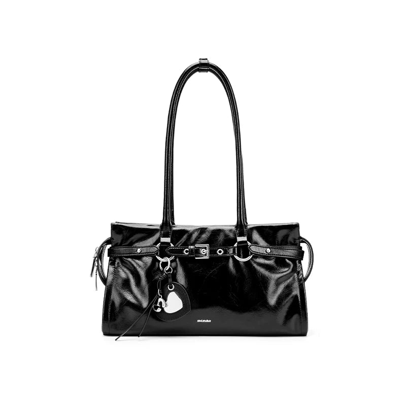 Mcmiko Cowhide Niche Shoulder Handbag